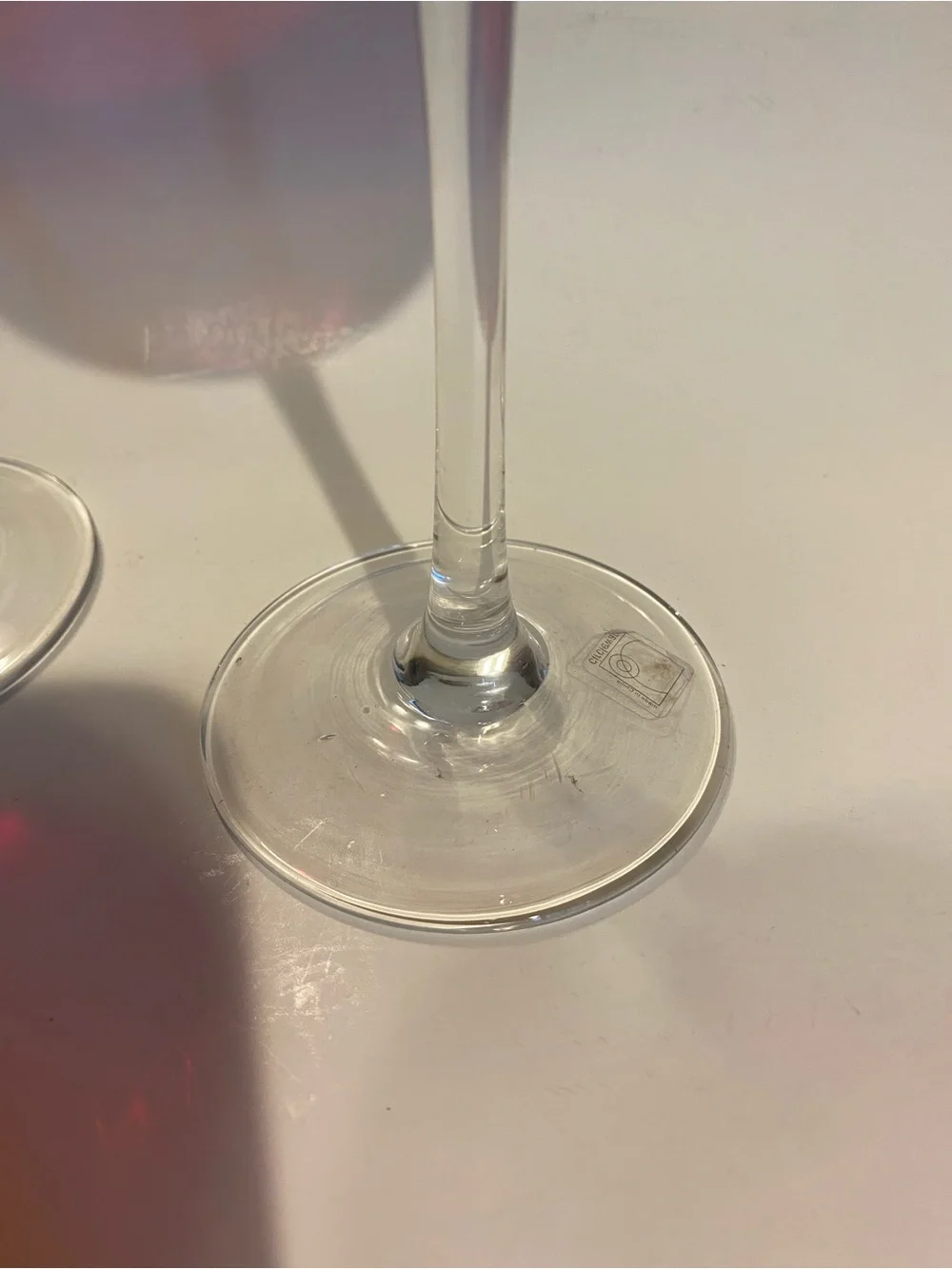 Circleware Ruby Red Wine Glasses Set of 2 Balloon Bowl 8” Tall Holiday Goblets